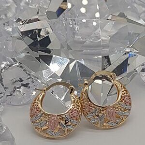 Vintage Style Boho Hoop Earrings